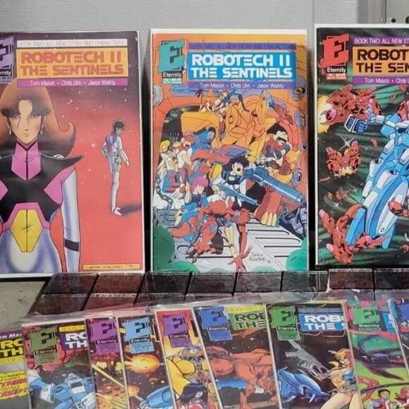 Eternity Comic Robotech II - The Sentinels Vol. 2 Collection #1 - 21 RUN SET - Picture 1 of 16